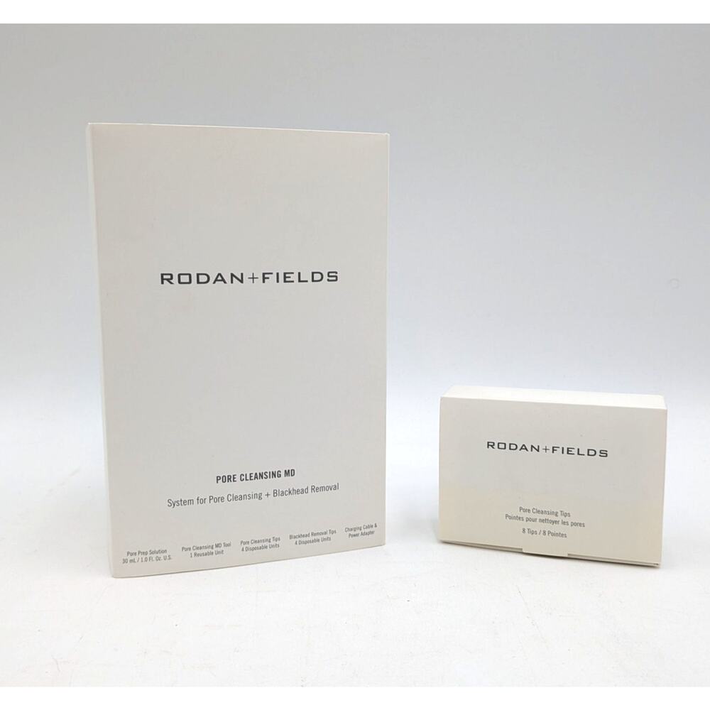 NIB Rodan + Fields Pore Cleansing MD System + Blackhead Removal & 8 Extras Tips